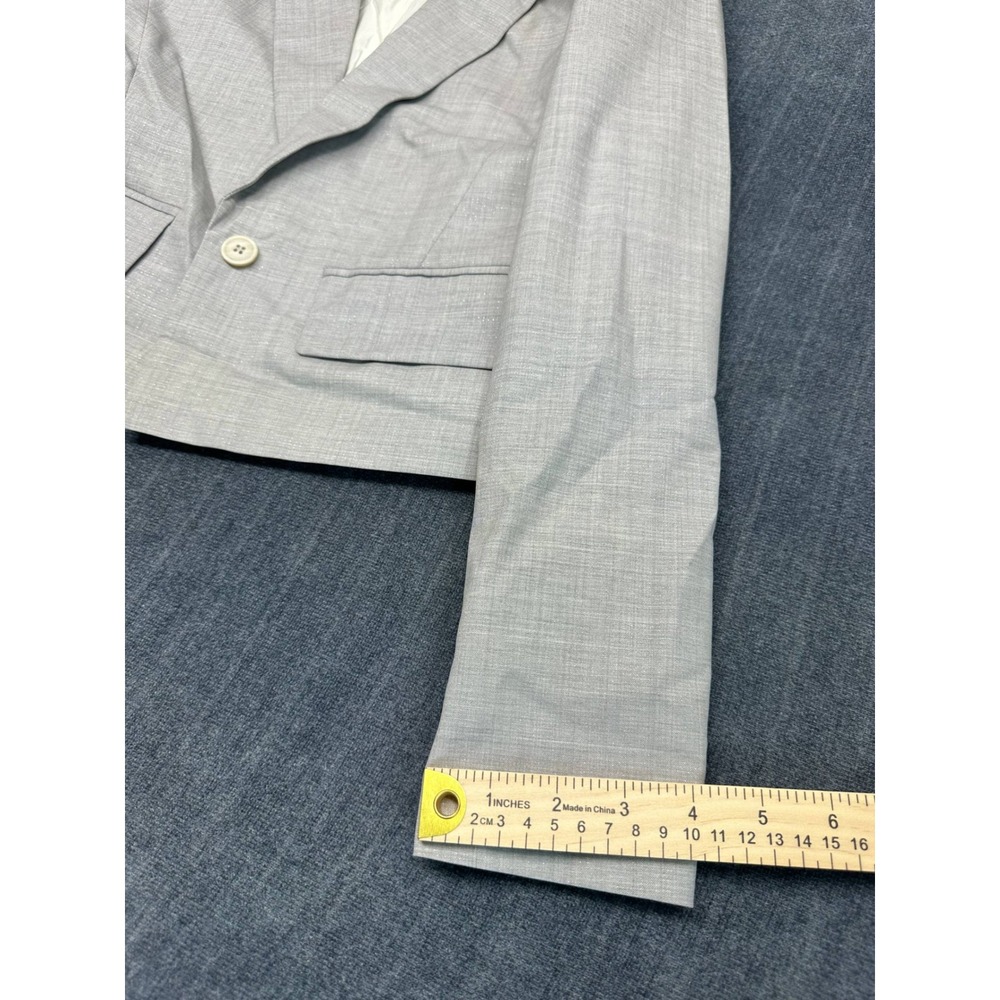 Eleventy Light Gray Tailored Women's Blazer - Picture 13 of 16